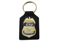 CTU özel ajan özel alüminyum, yumuşak PVC, Deri anahtarlık / Anahtarlık özelleştirilmiş