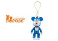 3 inç şirin tatil Doraemon POPOBE ayı Anahtarlık çocuklar için hediyeler.