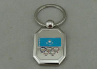 Olimpiyat Reklam Anahtarlık Zamak Gümüş Kaplama ile Döküm