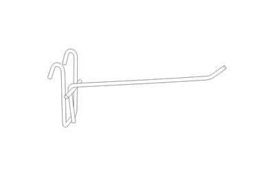 Dayanıklı Çelik tel gridwall alışveriş ve supermarket31121,31122,31123,311243112531126 Metal Peg Perakende Teşhir Kancalar