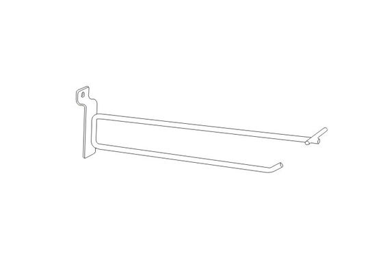Asılı ürünler için Beyaz Metal Çelik tel stalwall tarama Perakende Teşhir Çengeller 31157 31158 31159
