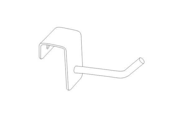 Perakende Teşhir Hooks31161,31162,31163,31164,31165,31166 asılı Metal Peg Çelik tel stalwall dükkanı şapka, eşarp