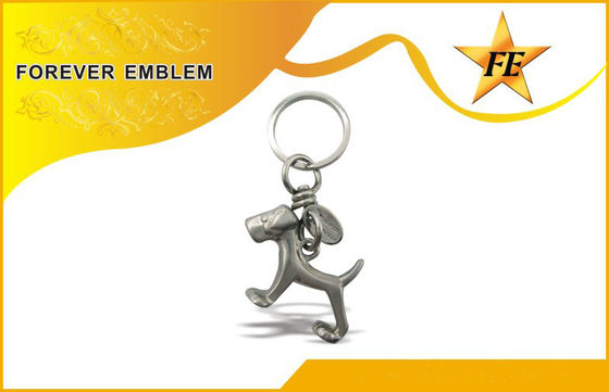 Bölünmüş Yüzük + Jump Yüzük ile Bronz / Bakır 3D Metal Promosyon Anahtarlık
