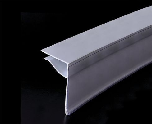 Özel Süpermarket Plastik Raf Şeridi Etiket Tutacağı, Beyaz
