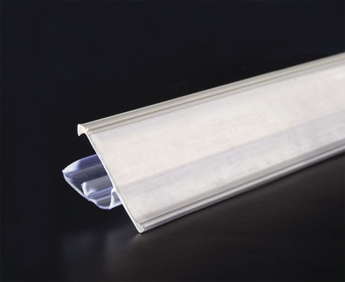 Süpermarket, Beyaz için çevre dostu Özel Plastik Raf Şeritleri