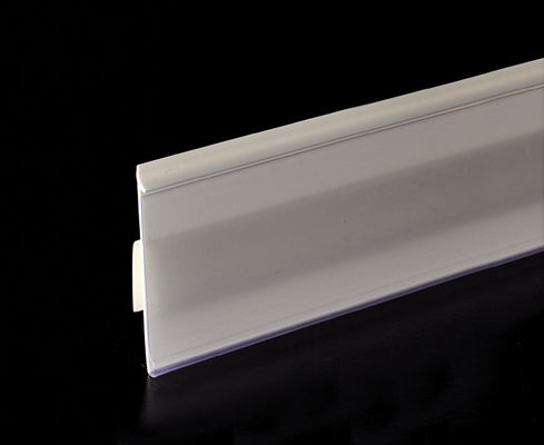 Geri Dönüşüm Süpermarket PVC Raf Şeridi Veri Tutucular 32mm / 39mm