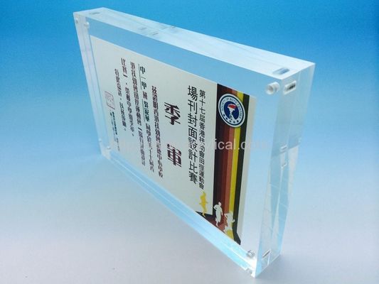 Plexiglass Clear 11 x 17 Akrilik Tabelalar, Reklam Ekranı İçin Duvar Montajı
