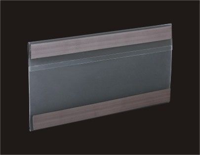 Süpermarket plastik tutucu etiket / HolderWith 2pcs manyetik şerit-kalıptan çekilmiş