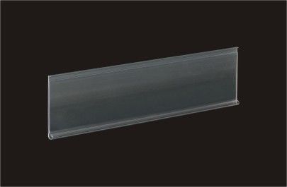 Kütüphane Raf Plastik Etiket Tutucu, Süpermarket Ekran Temizle PVC Veri Şerit 30mm
