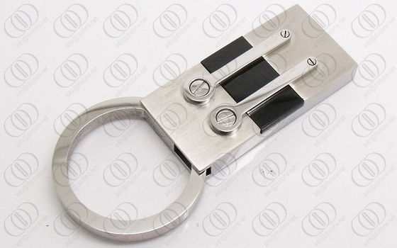 Vidalar Paslanmaz Çelik Anahtarlık PVD IP Siyah ve Gümüş Parlak