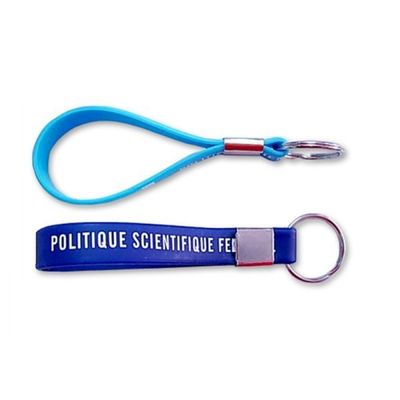 % 100 Silikon Kolyeler promosyon Anahtarlık, Metal Aksesuar, Pantone renk