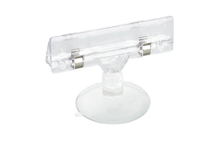 Perakende işaret sahipleri POP klip POP tabela tutucusu Güçlü Emme bardak tutucu PVC Perakende Burcu Tutucular klip 31285